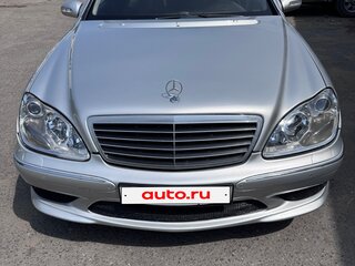 2003 Mercedes-Benz S-Класс 430 IV (W220) Рестайлинг, серебристый, 1250000 рублей, вид 3