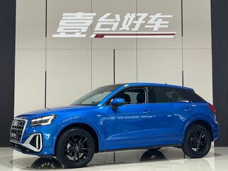 2022 Audi Q2 L 35 TFSI I Рестайлинг, синий, 2150000 рублей, вид 3