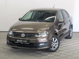 2018 Volkswagen Polo V Рестайлинг, коричневый, 1095000 рублей, вид 1