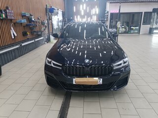 2022 BMW 5 серии 530i VII (G30/G31/G38) Рестайлинг, синий, 5100000 рублей, вид 5