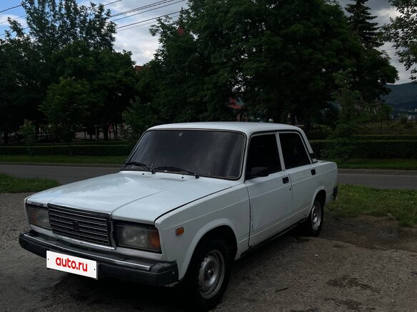 2004 Lada (ВАЗ) 2107, белый, 115000 рублей