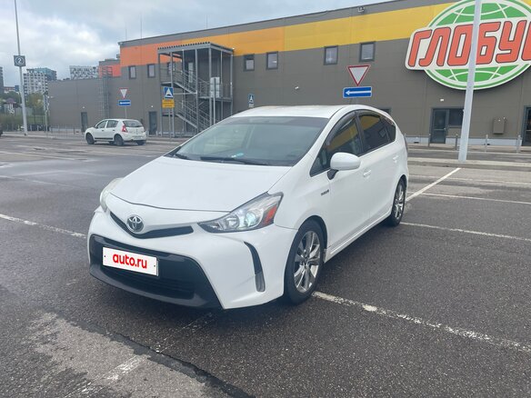 2016 Toyota Prius v (+) I Рестайлинг (ZVW40/41), белый - вид 20