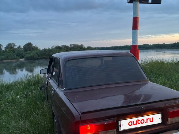 2005 Lada (ВАЗ) 2107, пурпурный, 120000 рублей - вид 1