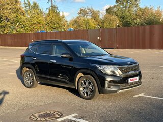 2020 Kia Seltos I, чёрный, 1590000 рублей, вид 4