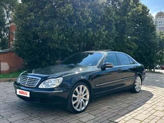 2003 Mercedes-Benz S-Класс 500 Long IV (W220) Рестайлинг, чёрный, 870000 рублей, вид 1