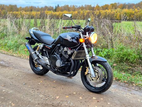 2001 Honda CB 400 Super Four, чёрный, 275000 рублей, вид 2