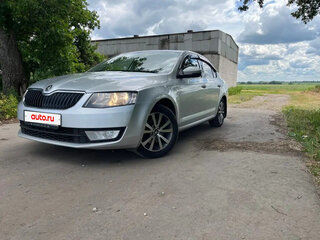 2014 Skoda Octavia III (A7), серебристый, 1175000 рублей, вид 2