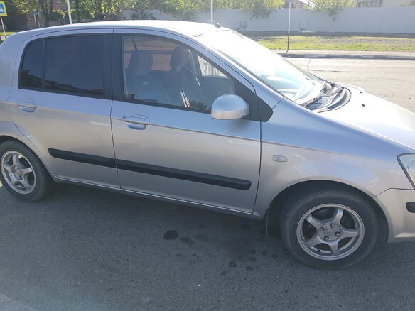 2004 Hyundai Getz I, серебристый, 355000 рублей - вид 5