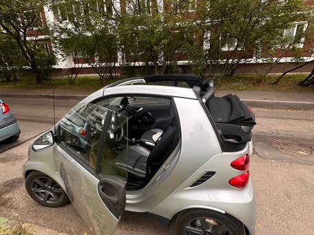 2007 Smart Fortwo Brabus II, серебристый, 1200000 рублей, вид 4