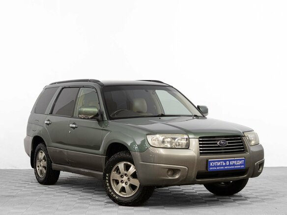 2005 Subaru Forester II Рестайлинг, зелёный