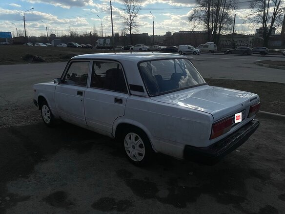 2008 Lada (ВАЗ) 2107, белый, 130000 рублей - вид 3