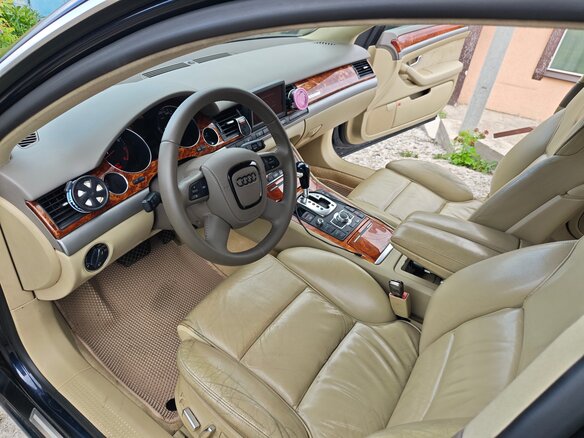 2006 Audi A8 II (D3) Рестайлинг, синий, 1450000 рублей - вид 10