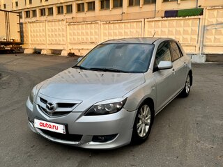 2007 Mazda 3 I (BK) Рестайлинг, серебристый, 230000 рублей, вид 1