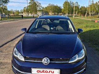 2018 Volkswagen Golf VII Рестайлинг, синий, 1450000 рублей, вид 3