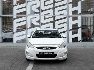 2011 Hyundai Solaris I, белый, 850000 рублей, вид 3