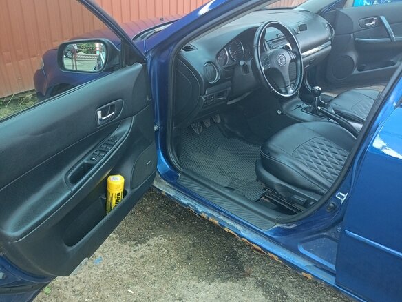 2004 Mazda 6 I (GG), синий, 300000 рублей - вид 13