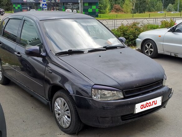 2007 Lada (ВАЗ) Kalina I, фиолетовый, 100000 рублей - вид 2