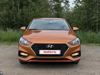 2017 Hyundai Solaris II, оранжевый, 1290000 рублей, вид 2