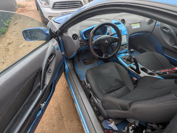2000 Toyota Celica VII (T230), голубой, 600000 рублей - вид 3