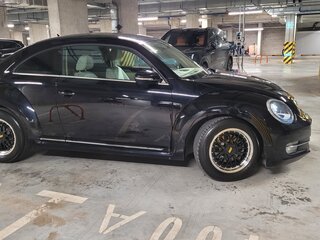 2012 Volkswagen Beetle II (A5), чёрный, 1130000 рублей, вид 4