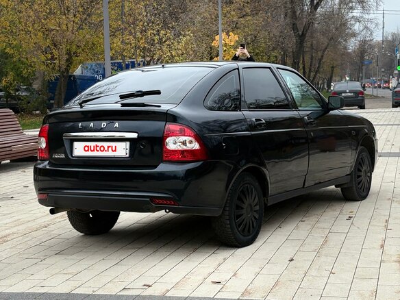 2009 Lada (ВАЗ) Priora I, чёрный, 275000 рублей - вид 5