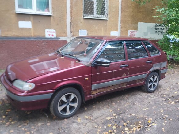 2005 Lada (ВАЗ) 2114, красный, 110000 рублей - вид 5