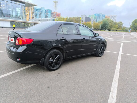 2008 Toyota Corolla X (E140, E150), чёрный, 950000 рублей - вид 6