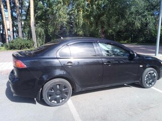 2008 Mitsubishi Lancer X, чёрный, 740000 рублей, вид 2