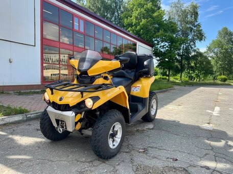 2019 BRP Can-Am Outlander 450, жёлтый, 561600 рублей, вид 1