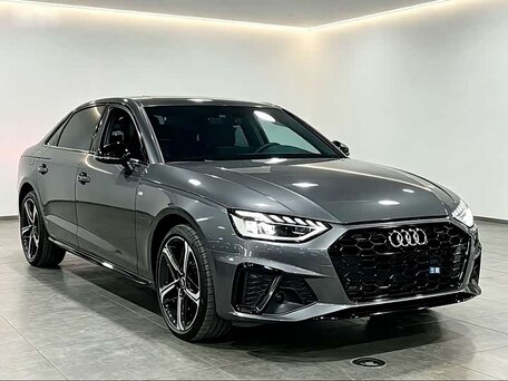 2025 Audi A4 40 TFSI Long V (B9) Рестайлинг, чёрный, 2747396 рублей, вид 3