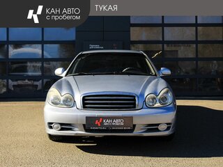 2005 Hyundai Sonata ТагАЗ IV (EF) Рестайлинг, серебристый, 365000 рублей, вид 2