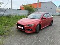 2008 Mitsubishi Lancer X, красный, 649000 рублей