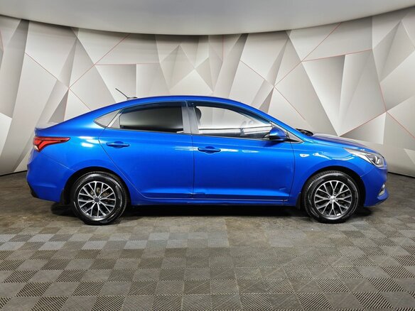 2017 Hyundai Solaris II, синий - вид 4