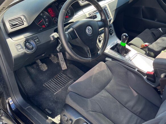 2007 Volkswagen Passat B6, чёрный, 550000 рублей - вид 6