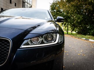 2017 Jaguar XF II, синий, 3500000 рублей, вид 3