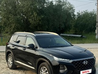 2019 Hyundai Santa Fe IV, чёрный, 2900000 рублей, вид 1