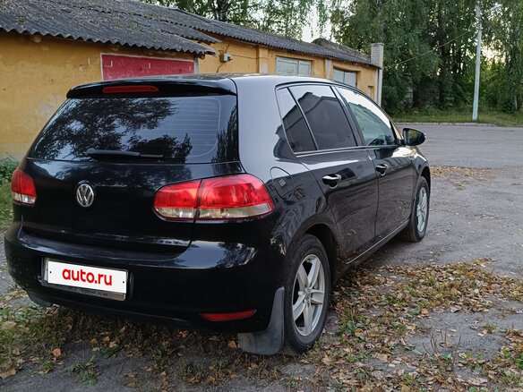 2012 Volkswagen Golf VI, чёрный, 790000 рублей - вид 6