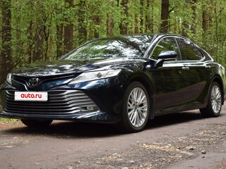 2019 Toyota Camry VIII (XV70), синий, 2670000 рублей, вид 5