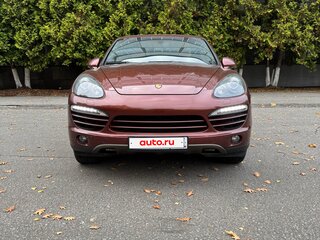 2011 Porsche Cayenne S Hybrid II (958), коричневый, 2350000 рублей, вид 4