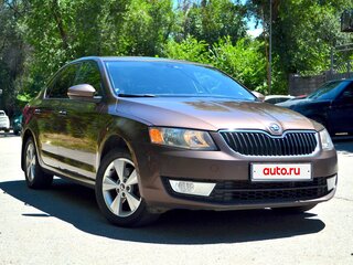 2014 Skoda Octavia III (A7), коричневый, 799000 рублей, вид 3