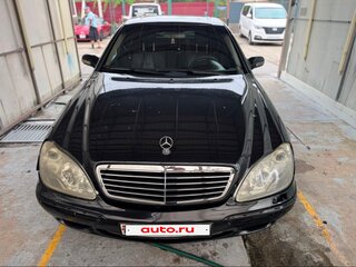 2000 Mercedes-Benz S-Класс 430 IV (W220), чёрный, 280000 рублей, вид 1