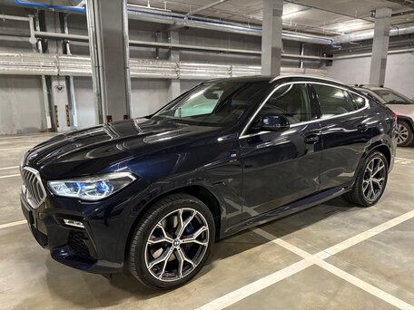2021 BMW X6 40i III (G06), синий, 9590000 рублей, вид 3