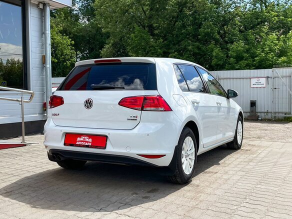 2014 Volkswagen Golf VII, белый - вид 2