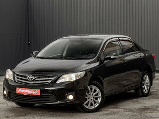 2012 Toyota Corolla X (E140, E150) Рестайлинг, чёрный, 850000 рублей, вид 1