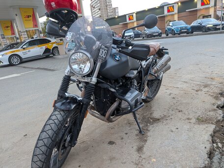 2020 BMW R Nine T Scrambler, серебристый, 930000 рублей, вид 3