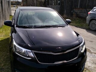 2016 Kia Rio III Рестайлинг, чёрный, 1050000 рублей, вид 1