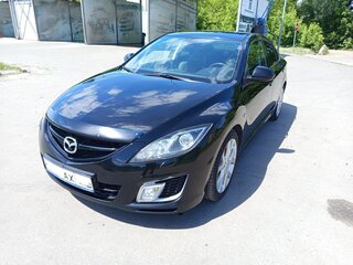2008 Mazda 6 II (GH), чёрный, 1250000 рублей, вид 2