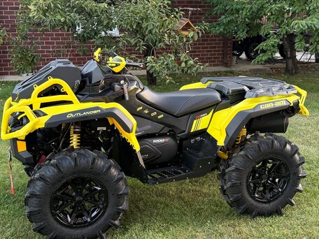 2019 BRP Can-Am Outlander X MR 1000R, жёлтый, 1490000 рублей, вид 2