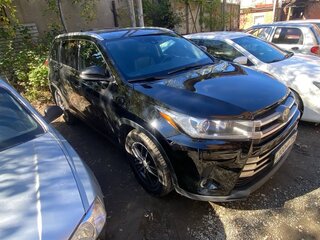 2017 Toyota Highlander III (XU50) Рестайлинг, чёрный, 2790000 рублей, вид 3