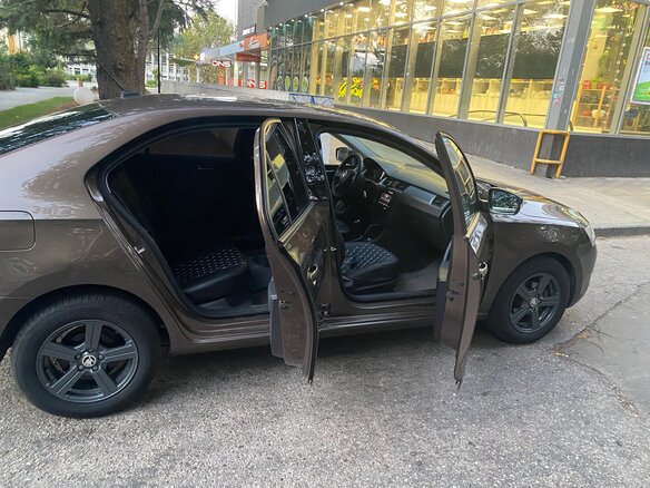 2018 Skoda Rapid I Рестайлинг, коричневый, 1120000 рублей - вид 4